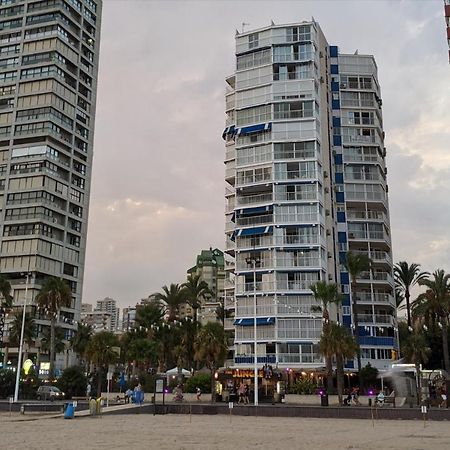 Apartamento Torre Yago, Primera Linea De Playa Para 6 Personas 貝尼多姆 外观 照片