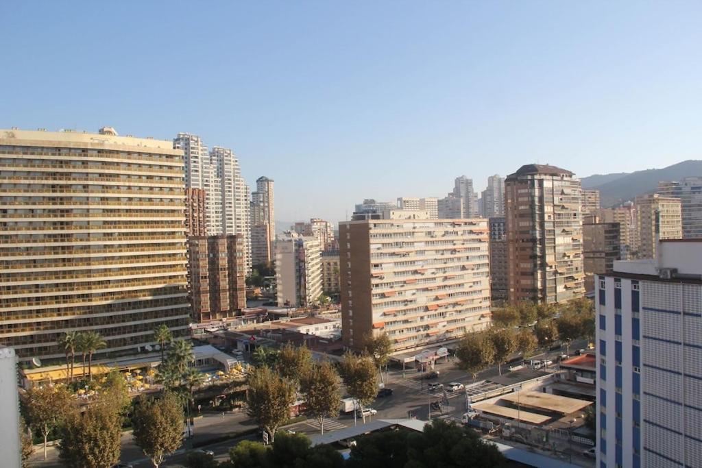 Apartamento Torre Yago, Primera Linea De Playa Para 6 Personas 貝尼多姆 外观 照片